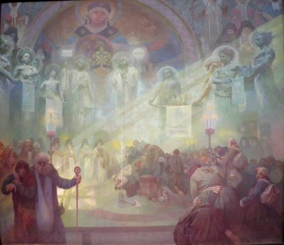 Le Mont Athos - Alphonse Mucha